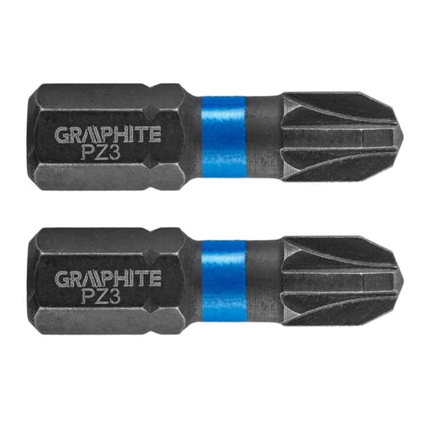 Slagbits PZ3 x 25 mm, 2 stk.