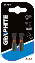 Miniatyrbillede 2 af 2: Slagbits SL6,5 x 25 mm, 2 stk.
