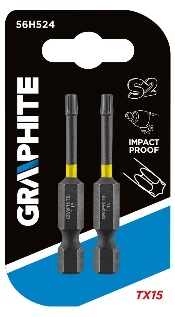 Slagbits TX15 x 50 mm, 2 stk.