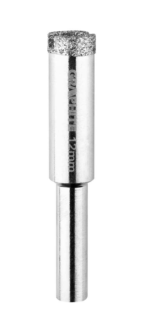 Diamantborr 5-12 mm med styrning, set om 6