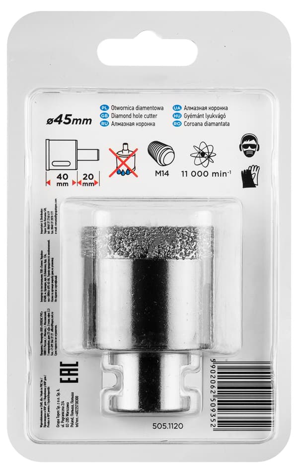 Diamanthulsav 45mm x M14