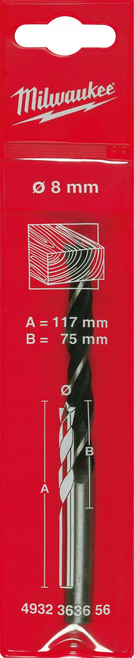 Träborr 8 x 75/117 mm (1)