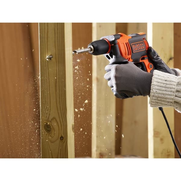 Svart & Decker BEH710-QS borr 2800 RPM Svart, Orange