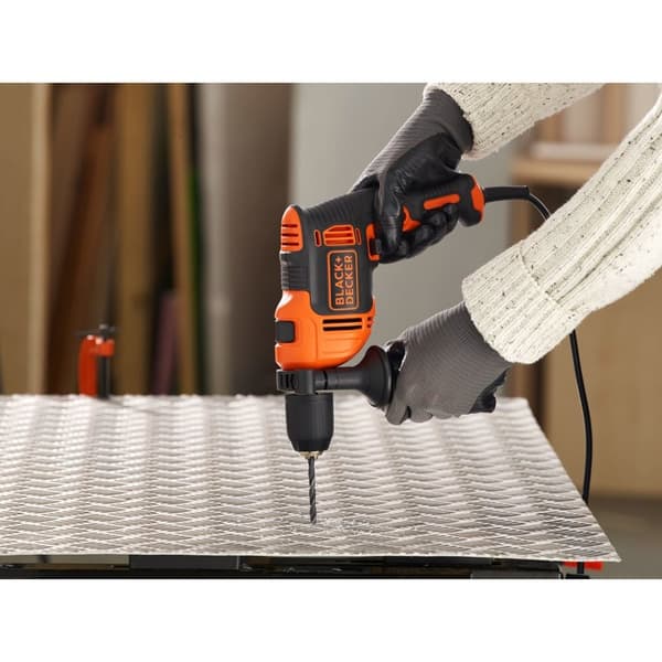 Svart & Decker BEH710-QS borr 2800 RPM Svart, Orange