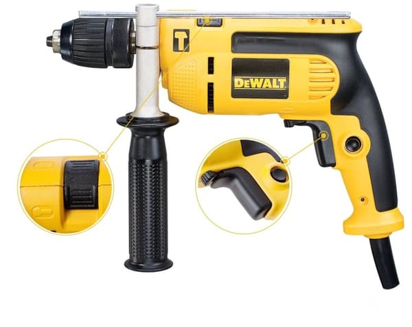DeWalt DWD024S 701W 13mm slagboremaskine med én hastighed