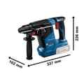 Miniatyrbillede 3 af 5: Bosch Professional GBH 18V-24 slagboremaskine (uden batteri)