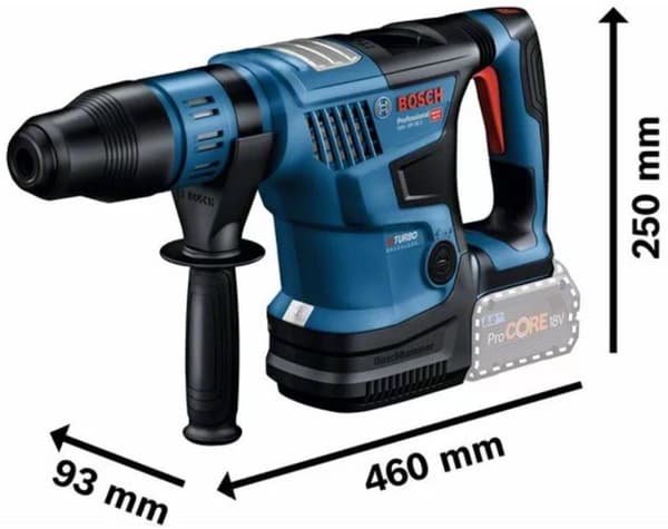SDS Max GBH 18V-36 C akku-slagboremaskine leveres i soloversion, standard BOSCH-kasse