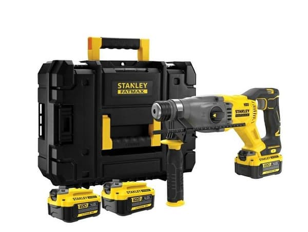 STANLEY SDS+ BORNEHAMMER 18V V20 2x4Ah KASSE