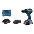 Miniatyrbillede 1 af 5: Bosch Professional GSR 18V-55 bore-/skruemaskine + 2 ProCore 4,0Ah batterier + L-BOXX - 06019H5204