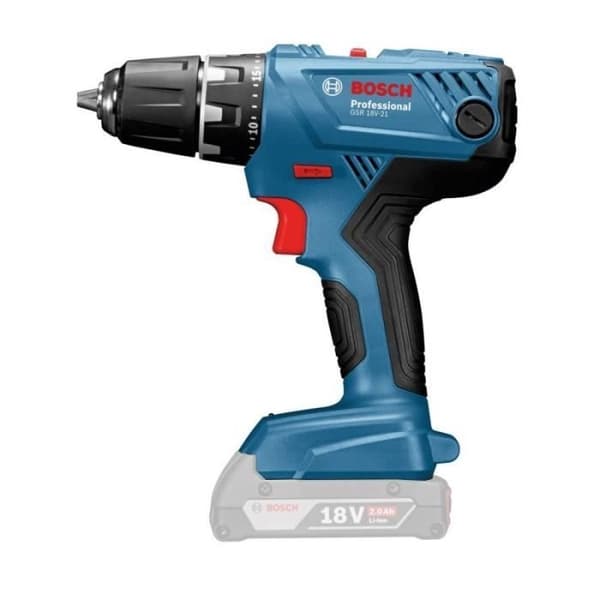 Bosch GSB 18V-21 Slagborrmaskin - 2 x 4Ah Batterier - 82 Tillbehör - 18V