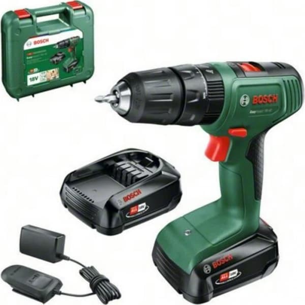 EasyImpact 18V-40 (2x 1,5Ah) + AL18V-20 borrskruvdragare i bärväska