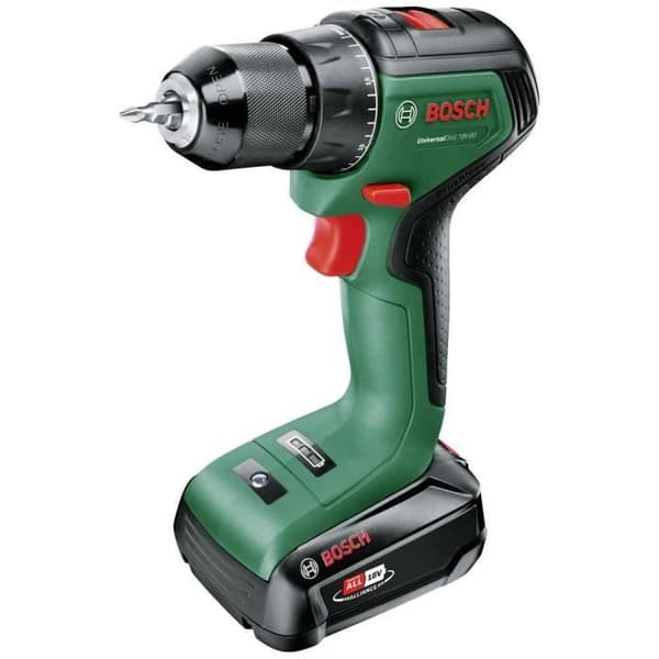 UniversalDrill 18V-60 (1 x 2,0 Ah) + AL 18V-20 porakone/ruuvinväännin