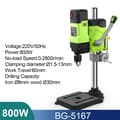 Pikkukuva 2 / 2: Mini Pöytäporakone, 800W Teho, Muuttuva Nopeuden Säätö,BG-5167 (800W), EU