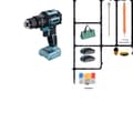 Miniatyrbillede 1 af 2: Batteridrevet boremaskine, 21V strøm, børsteløs motor, 350W output,EU, Blå