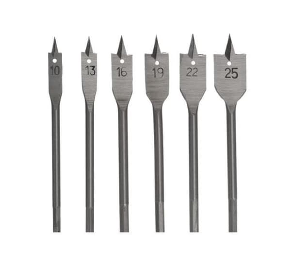 AWTOOLS TRÆBORESÆT 6 dele /10-13-16-19-22-25 mm/