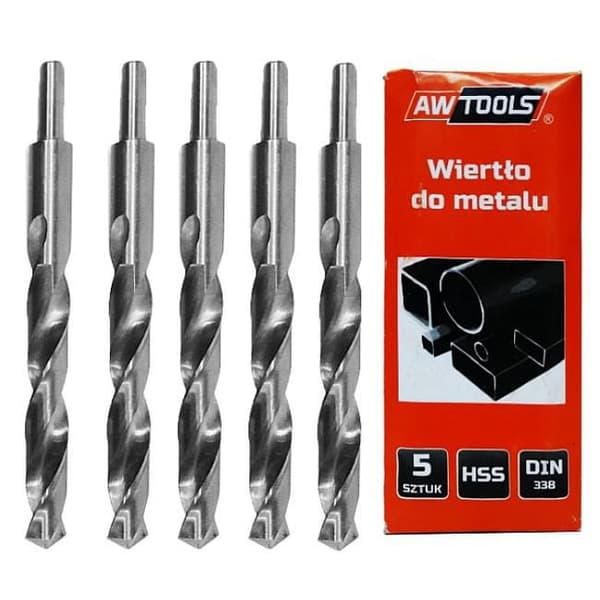 AWTOOLS BOR METAL HVID 19,0 mm/5 stk.