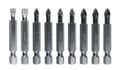 Miniatyrbillede 1 af 2: YATO SÆT MED SPIDSER / BITS 10 STK / 50 mm (FLAD, PH, PZ) 04832
