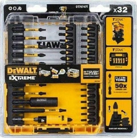 DEWALT FLEXTORQ BITSÆT 32 dele