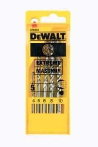DEWALT BETON WIDIA BORESÆT 5 DEEL 4-5-6-8-10MM