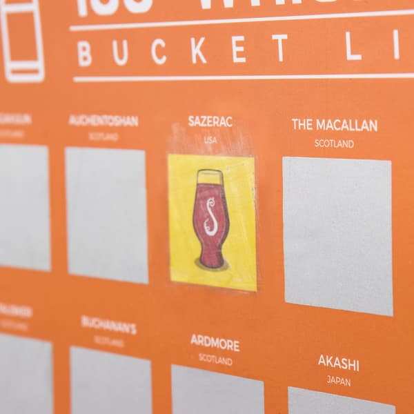 Scratch Off Bucket List Whiskey CDON