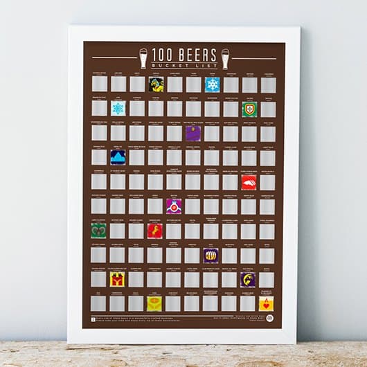 Scratch Off Bucket List Ølsorter