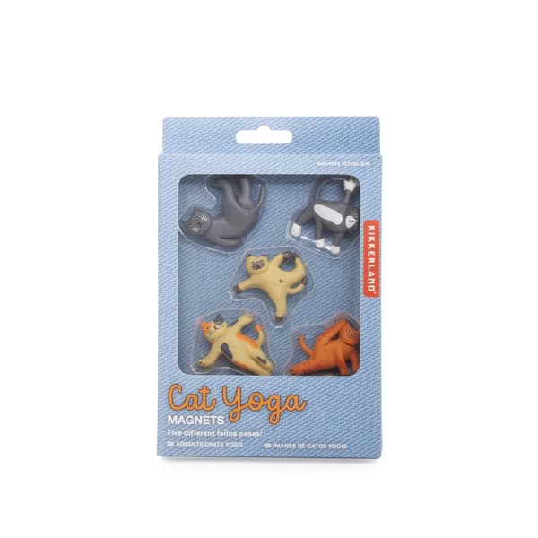 Magneter Katt Yoga 5 stk.