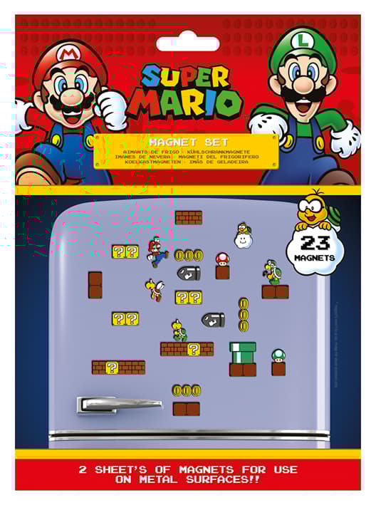 Kylskåpsmagneter Super Mario