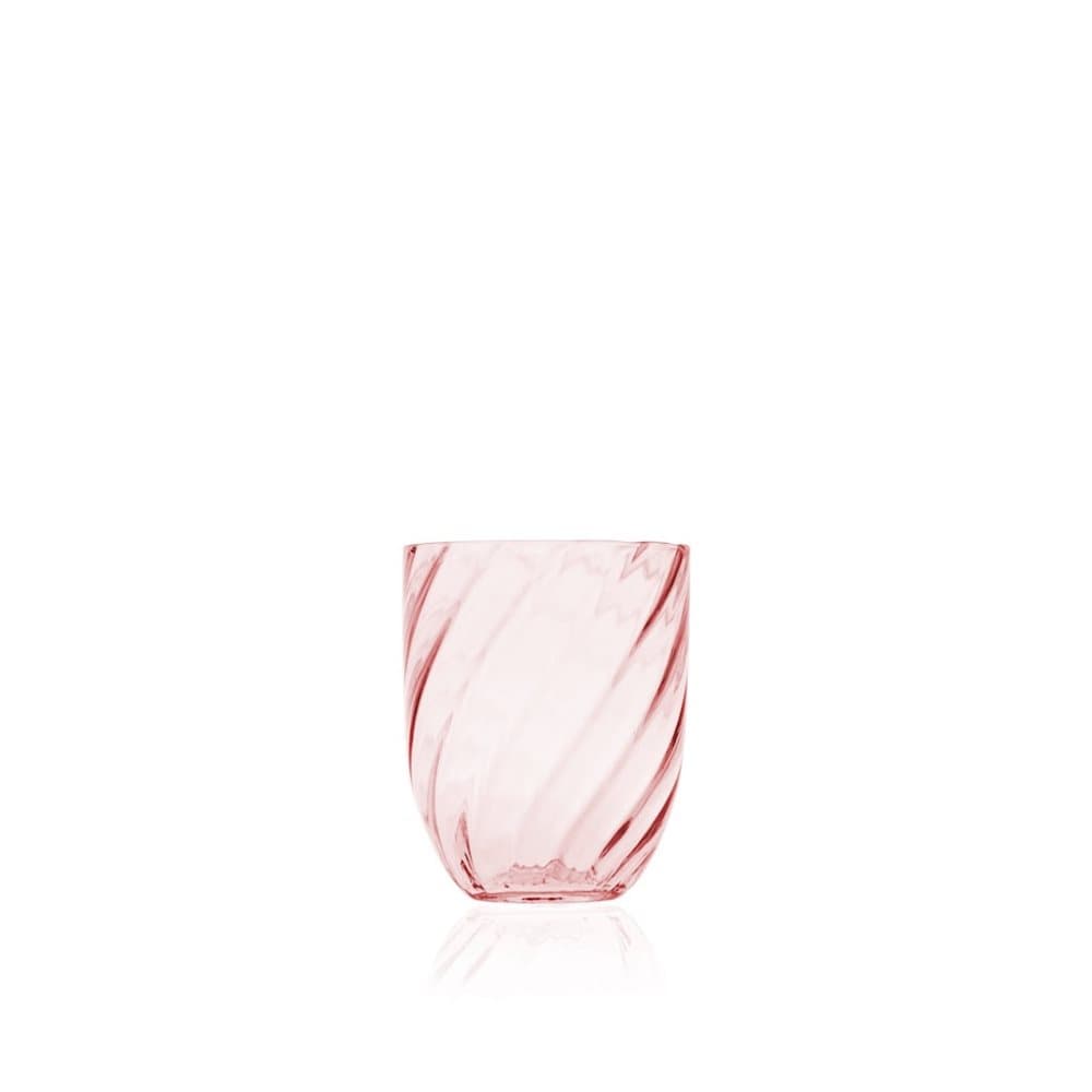 Swirl Dricksglas Rosa