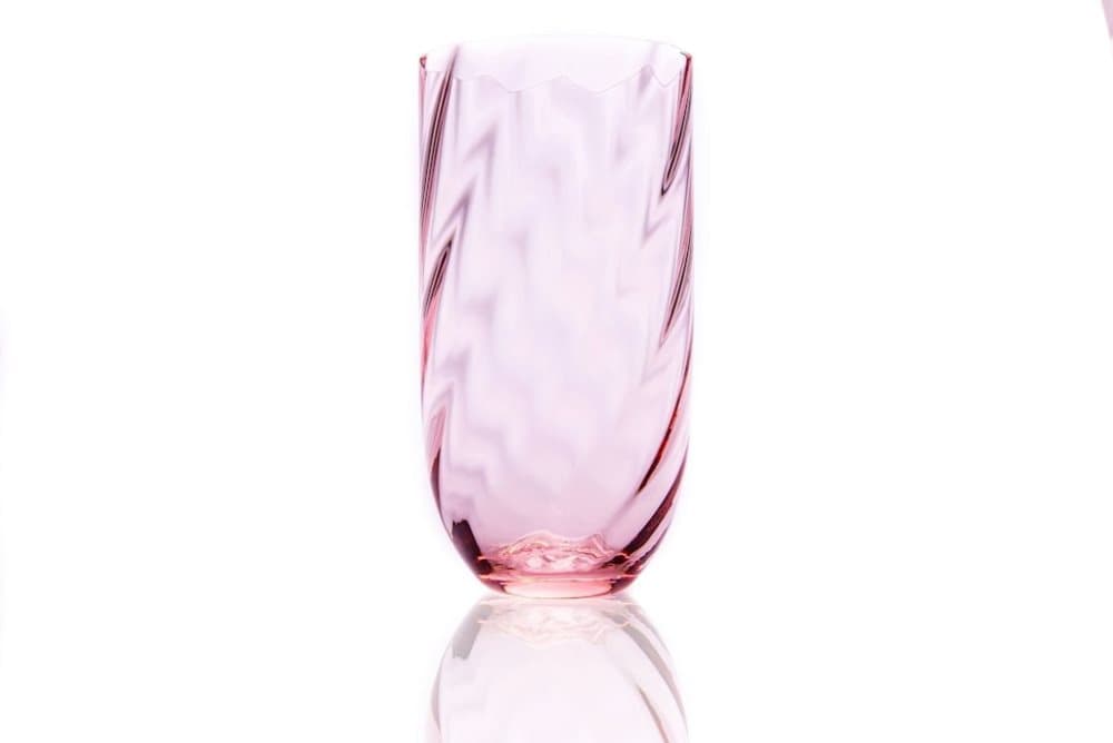 Swirl Long drink glas Rosa