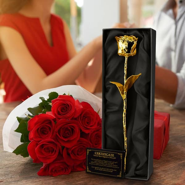 24K Guldros i Presentbox