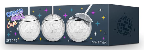 Disco Ball Cups 3-pcs