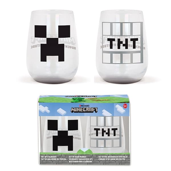 Minecraft Glas 2-pack