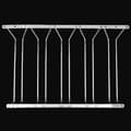 Miniatyrbilde 2 av 8: Glassholder / vinglassholder i rustfritt stål med 5 rader for hyllemontering