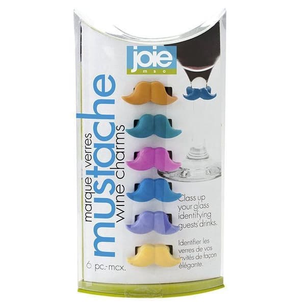 6 silikonmusselglas - Mustasch