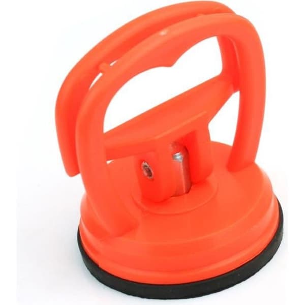 Sugkopp för kaross - Idealisk - Orange - 5,7x7cm - Max belastning 10-15KG - Hanteringsverktyg