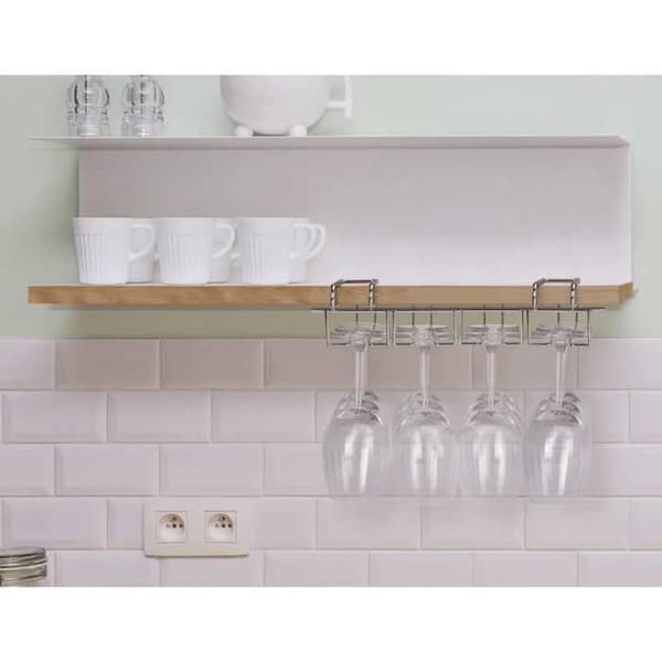 Utmärkt husgeråd vinglashållare för 12 glas metall 442492
