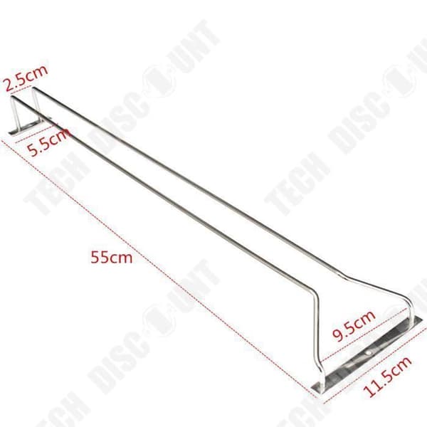 Hängande mugghållare - TEKNISK RABATT - Enkellager 55CM - 304 Rostfritt stål - Snygg - Hållbar