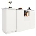 Miniatyrbild 5 av 5: Bar som roterar 360° (kropp 198,5 x 30 x 75 cm) med öppet förvaringsutrymme och arbetsyta i marmor