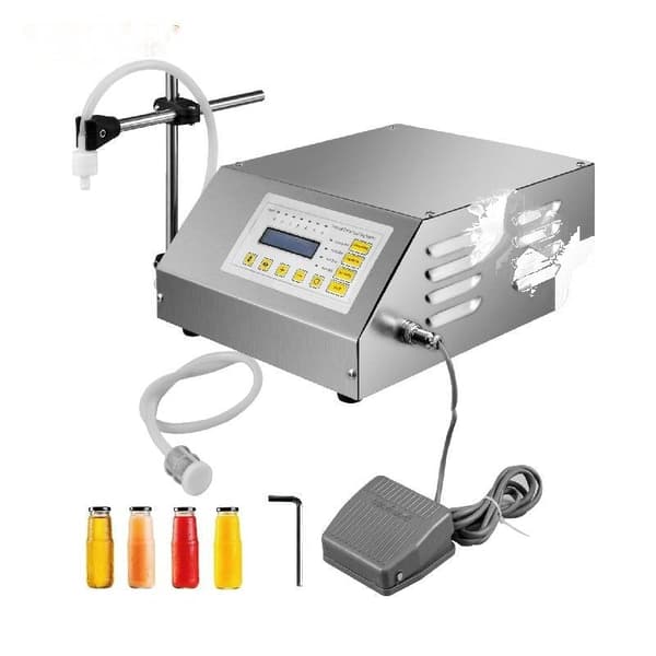 Flydende Fyldningsmaskine 5-3500ml - Digital Styring, LCD Skærm, Korrosionsbestandig