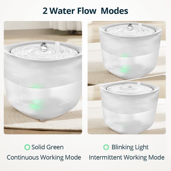 Kattedrikkefontæne, hundevandsdispenser, 2,0 l kattehundevandfontæne, intelligent LED-lys