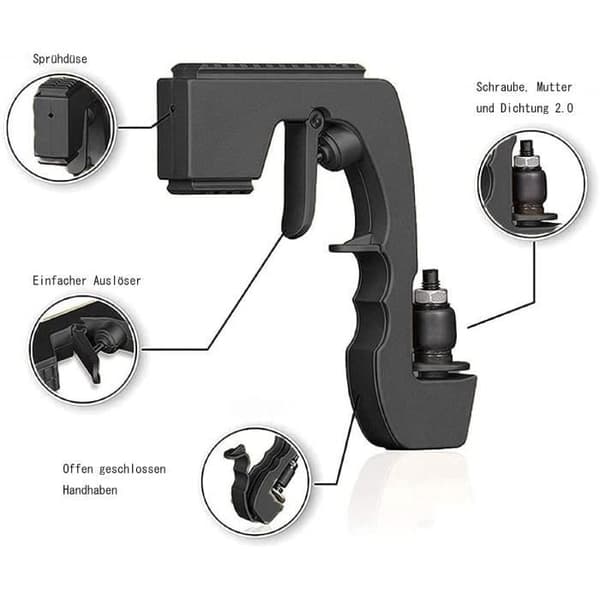 Champagne Gun Wine Dispenser Shooting Fountain Champagne Gun (svart) [79]