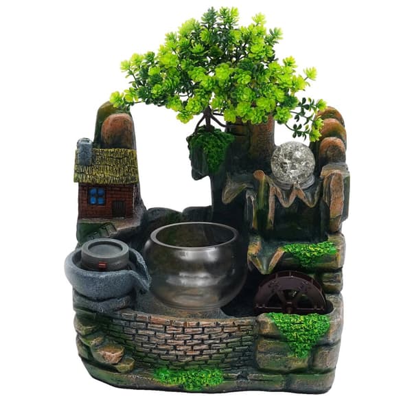 Pöytälähde, Kristallipallo-ominaisuus, Feng Shui -pyörä,TYYPPI 2