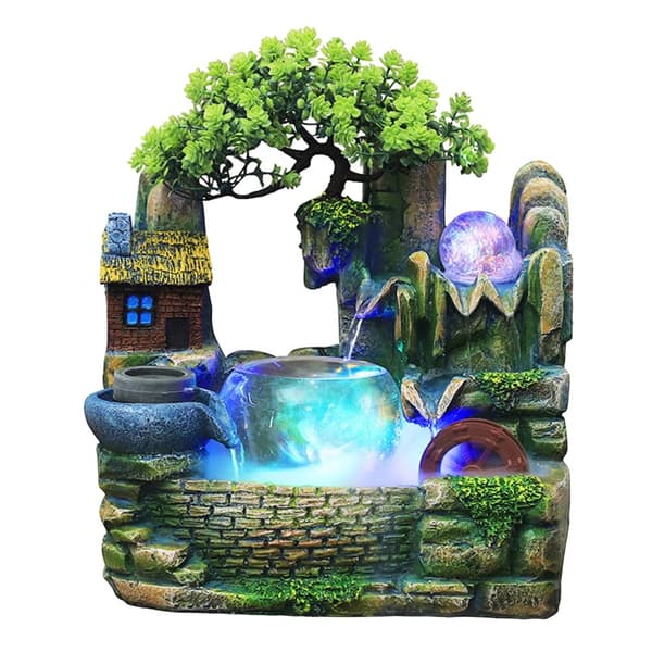 Bordfontän, Kristallkula Funktion, Feng Shui Hjul,TYP 1