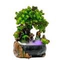 Miniatyrbillede 1 af 4: Desktop LED Vandfaldskilde, Stresslindrende Lyd, Elegant Kunstdesign, Stille Drift