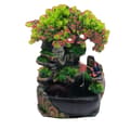 Miniatyrbillede 1 af 2: Skrivebordsfontæne, Funklende LED-lys, Stille vandlyd,Grøn