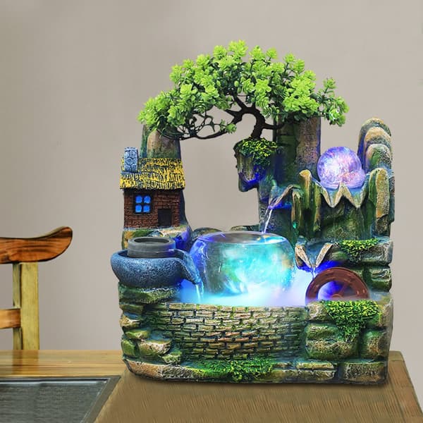 Inomhusvattenfontän, Feng Shui-design, Enkel installation och underhåll