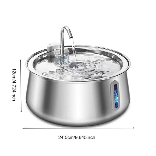 Kattdrickfontän, Automatisk Dispenser, LCD-skärm,Endast husdjursvatten, 4L