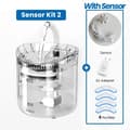 Miniatyrbillede 2 af 2: Automatisk Kat Vandfontæne, Stille Pumpe, To Vandstrømsindstillinger,2L, Sensor Kit 2