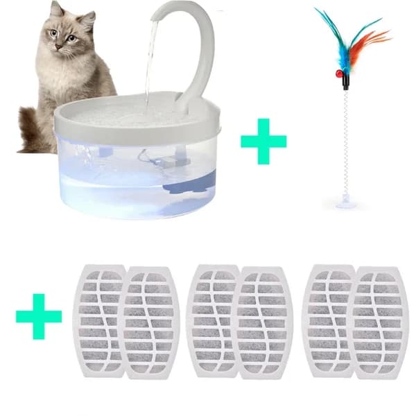 Vanddispenser, Automatisk Slukning, LED Lys,2L, Vandfontæne-6