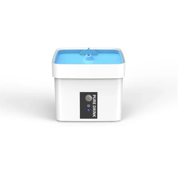 Pet Vanddispenser, Smarte Funktioner, Justerbar Udgivelse,Blå Farve, Med Sensor Med UVC